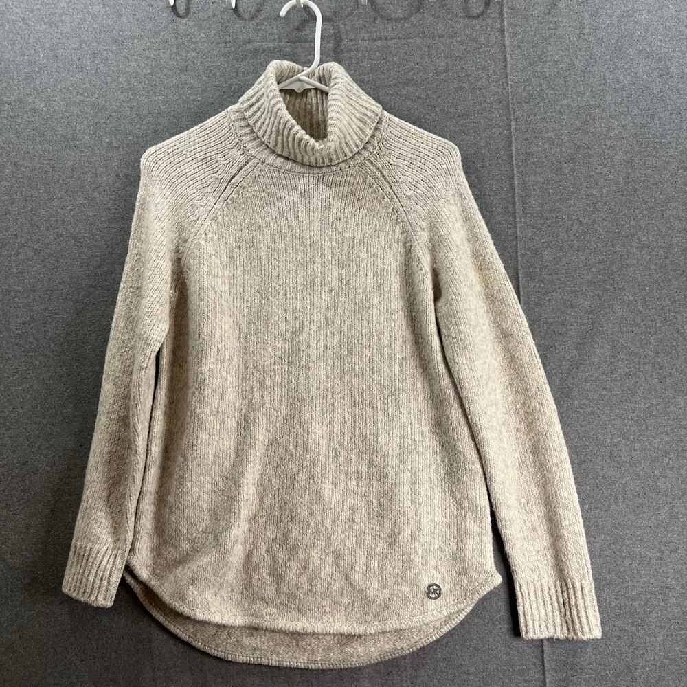 Michael Kors Turtleneck Sweater Womens Size Small Long Sleeve Knitted Pullover